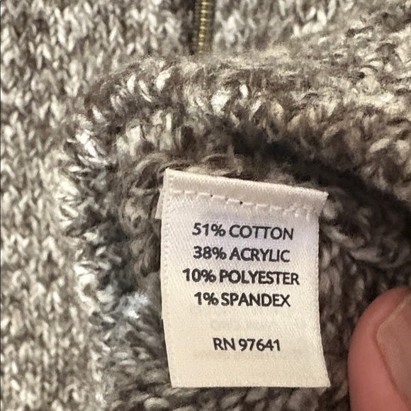 J. Jill Textured Gray Sweater - Picture 3 of 7